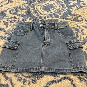 SHEIN Women's Blue Skirt